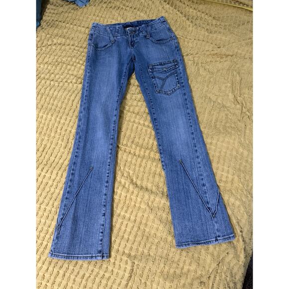 Y2K Rare Vintage 90’s Women’s Zana-di Jeans Flared Details Size 3 - Picture 2 of 10